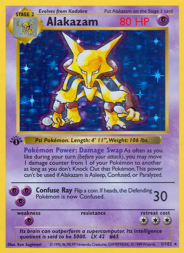 Alakazam Card Breakdown