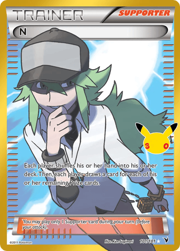 N Pokemon card #101 from 30th Celebration: Classic Collection