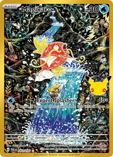 Magikarp Pokemon card #203 from 30th Celebration: Classic Collection