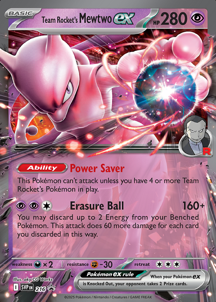 Team Rocket's Mewtwo ex