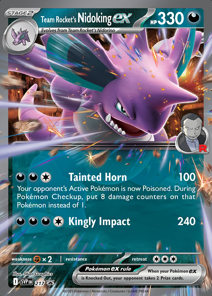 Team Rocket's Nidoking ex