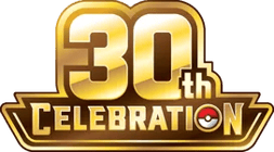 30th Celebration Pokemon card set logo